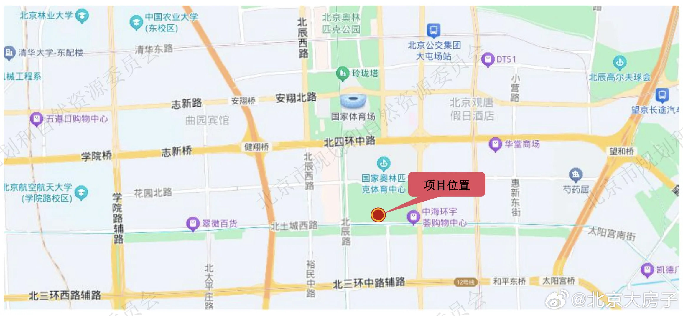 字节又又又拿地了，这次不在海淀在朝阳，但依旧是北三环！奥林匹克公园南区地块，在亚奥商圈，挨着环宇荟和