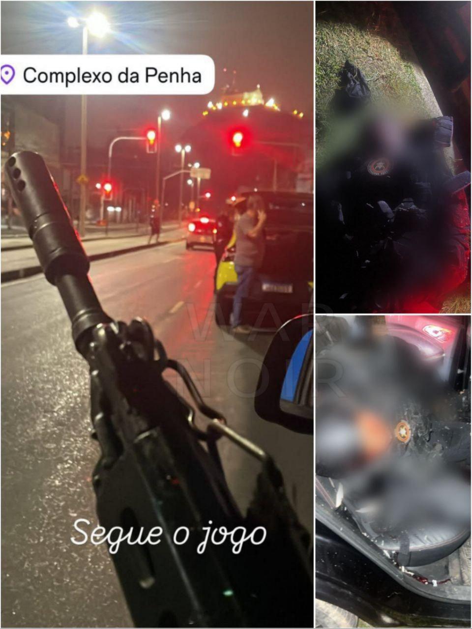 巴西“红色指挥部”帮派组织的成员发布照片，展示他们在里约热内卢的冲突中伏击并杀死