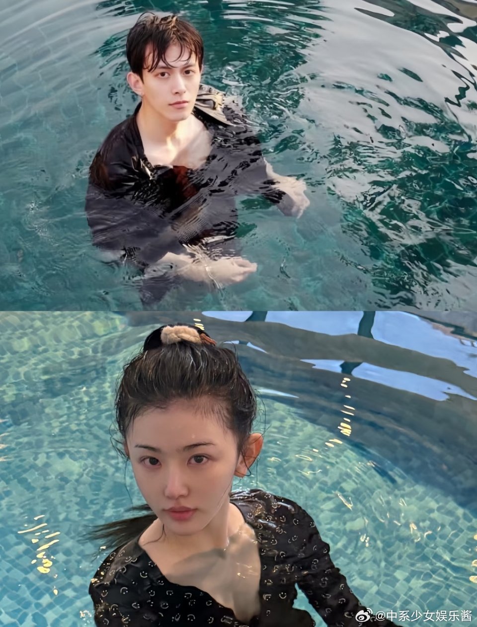 邓凯这发际线....不说我以为是赵晴呢，原来是孔雪儿