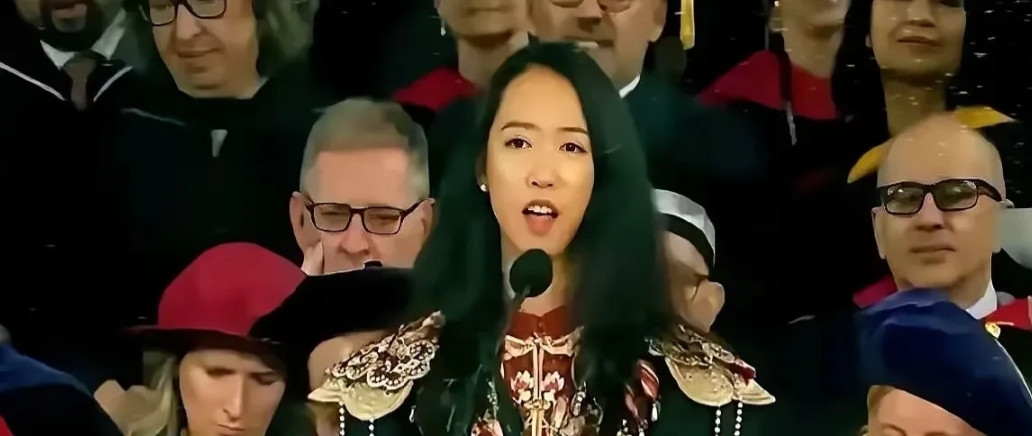 这两天看了在哈佛大学演讲的中国青岛女孩，有几点忍不住要说：作为专业英语翻译，我听