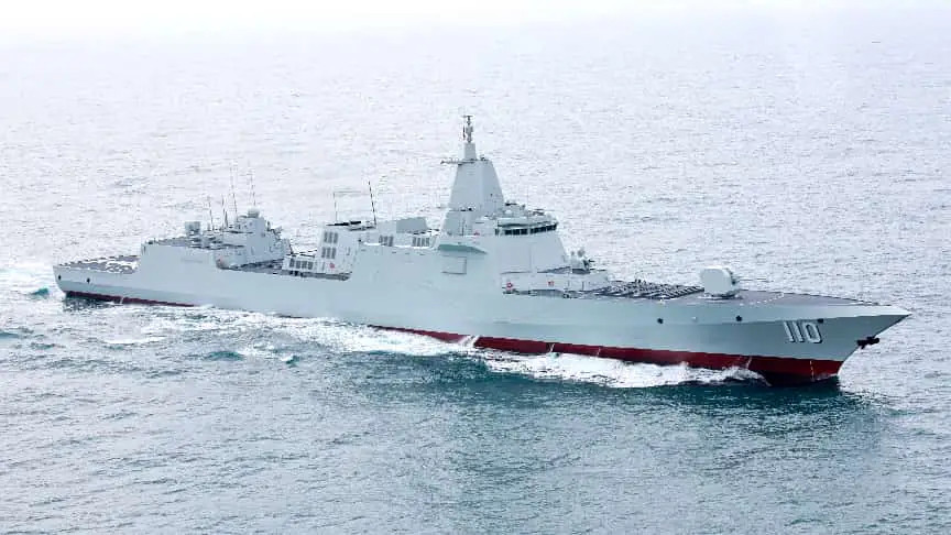 新批次055安庆舰这张角度可以就是毁于画质了烽火问鼎计划中国海军