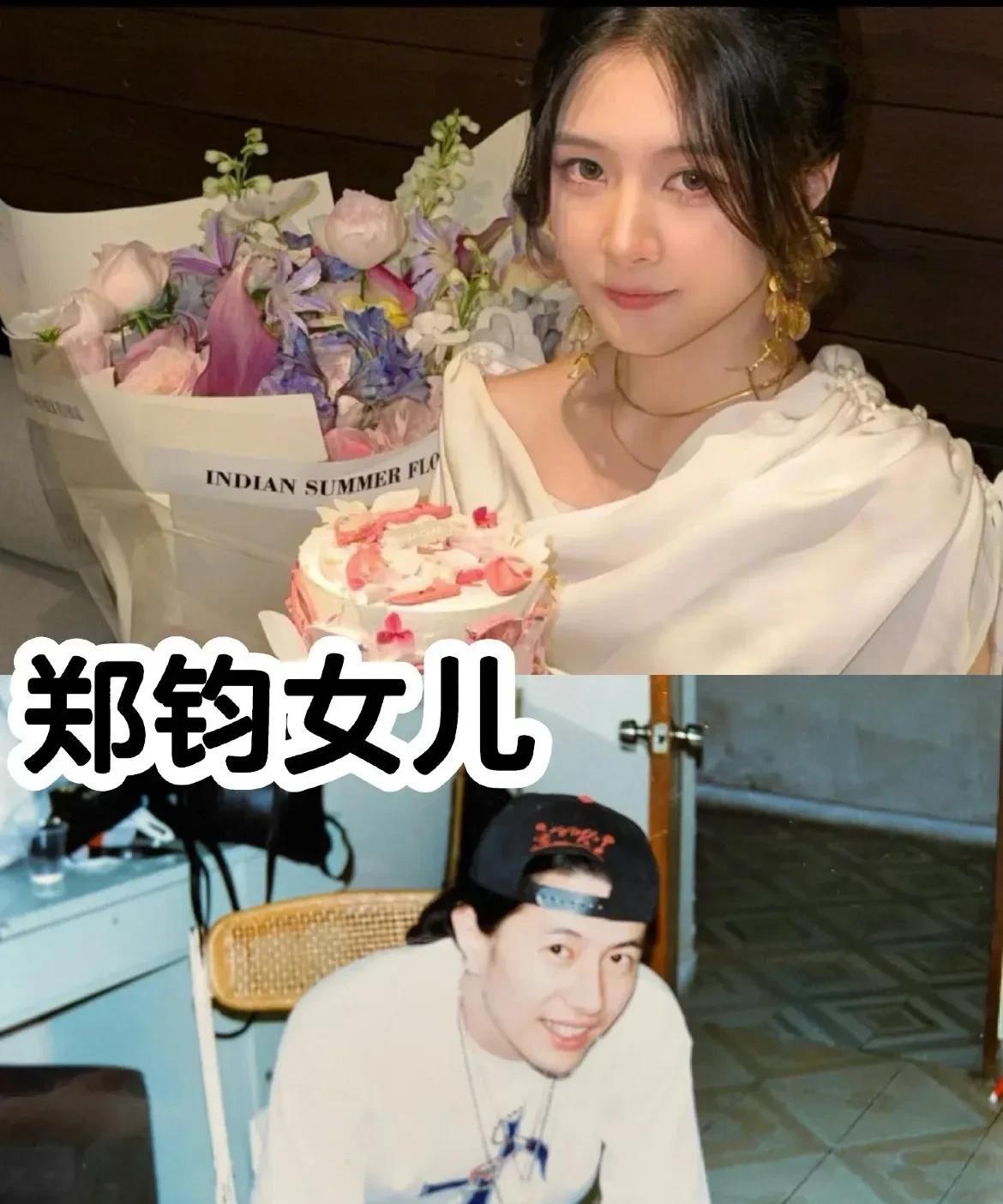 郑钧儿女双全，也是很有福气了！女儿很漂亮啊，算是遗传了郑钧的美貌基因了，儿子看上