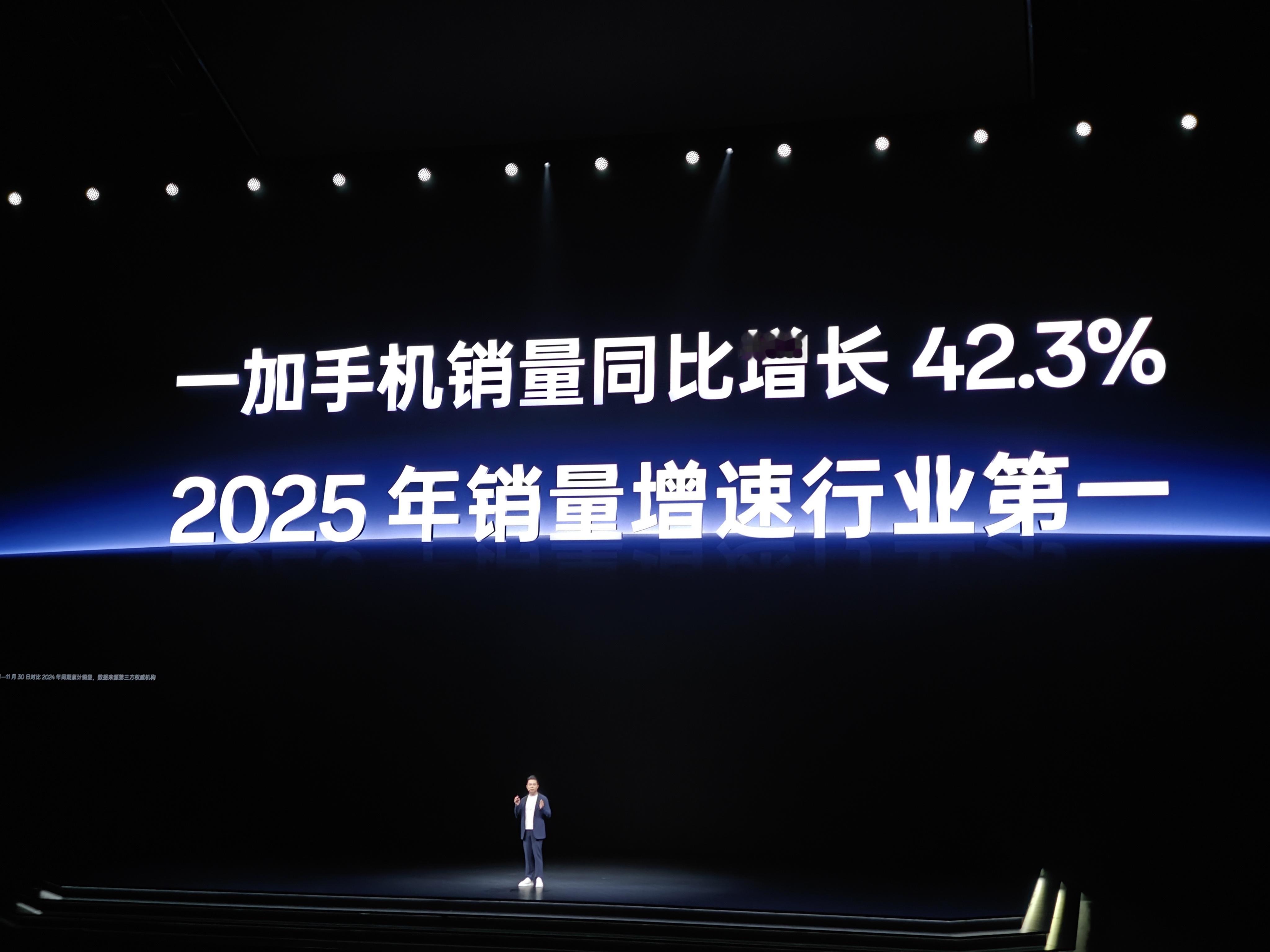 一加今年真是势头正猛，今年靠用户口碑销量增速冲到行业第一，42.3%的增长不是闹