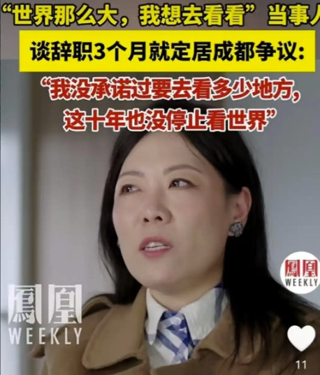 “有些鸡汤看都不要看，更别说去喝了。”2015年那个“世界那么大，我想去看看”的