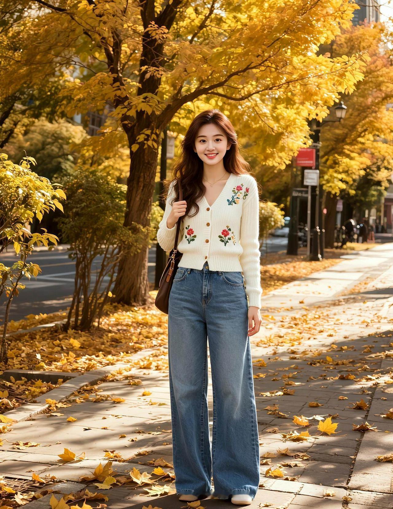 秋景生活照抖音ai创作高颜值