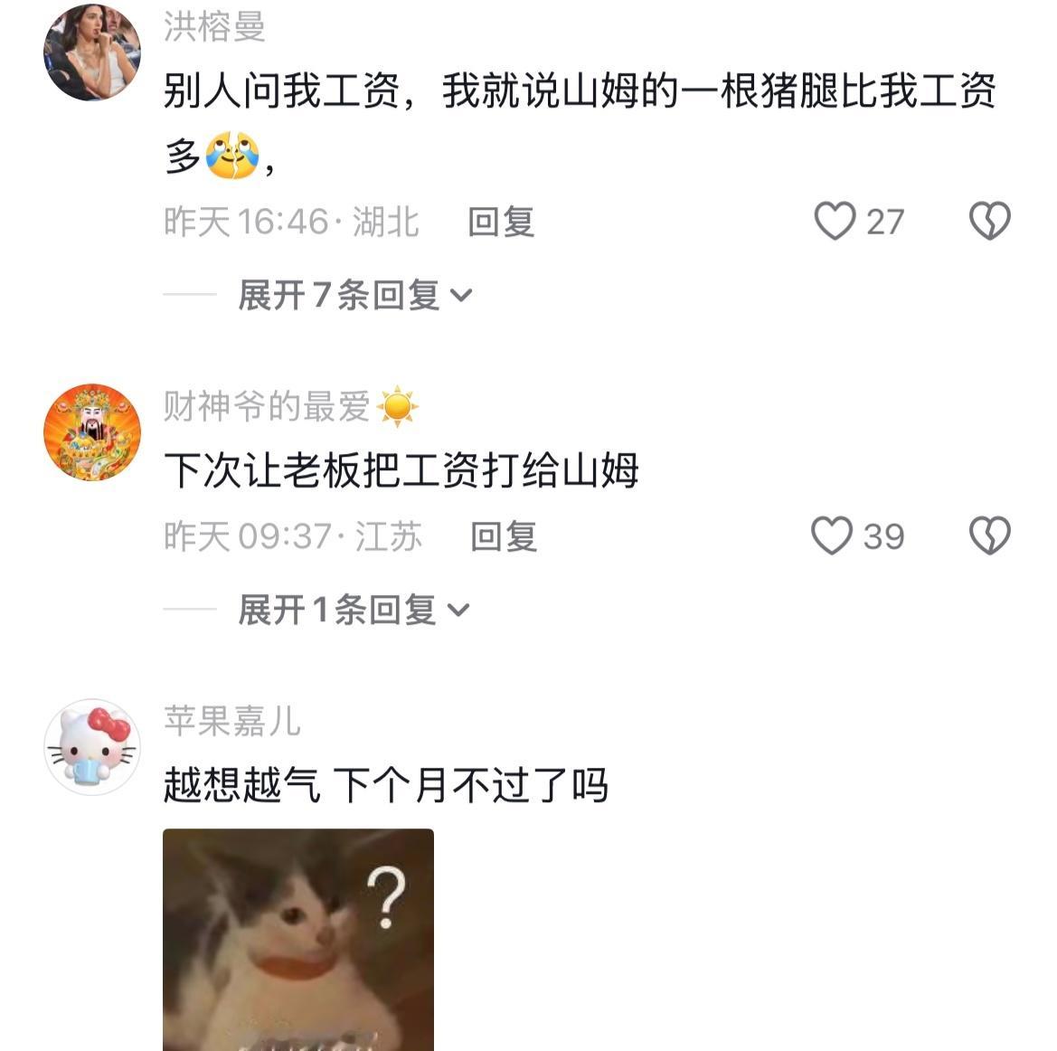 是谁把我的工资挂到这猪腿上了​​​