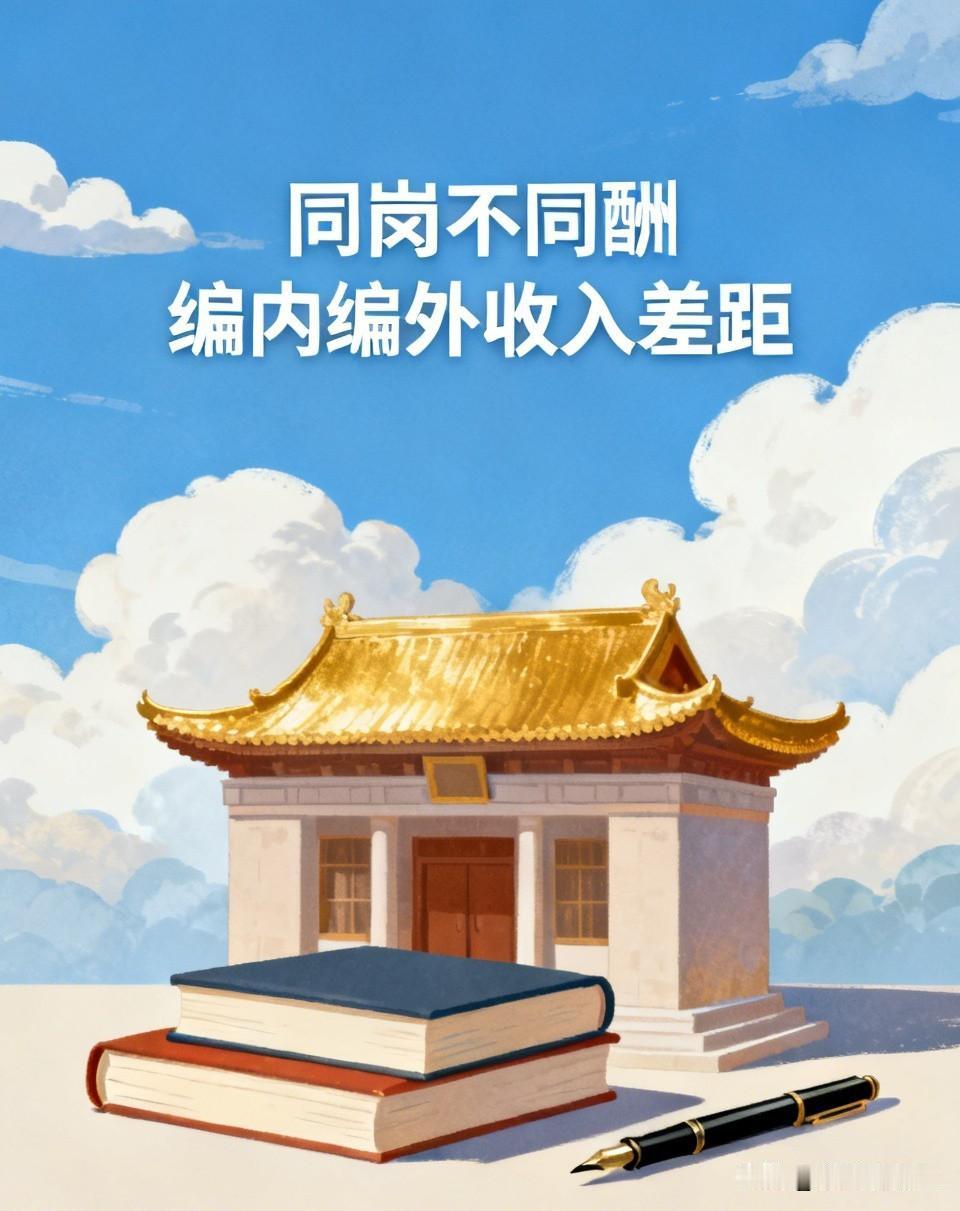 同岗不同酬，机关事业单位编内编外收入差几倍，太不公平了身边好多朋友都在机关