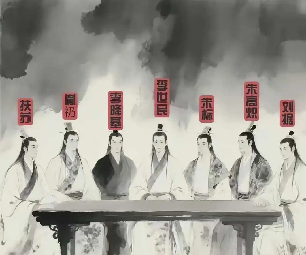 中国历史上最好的一批太子都在这里了吧？