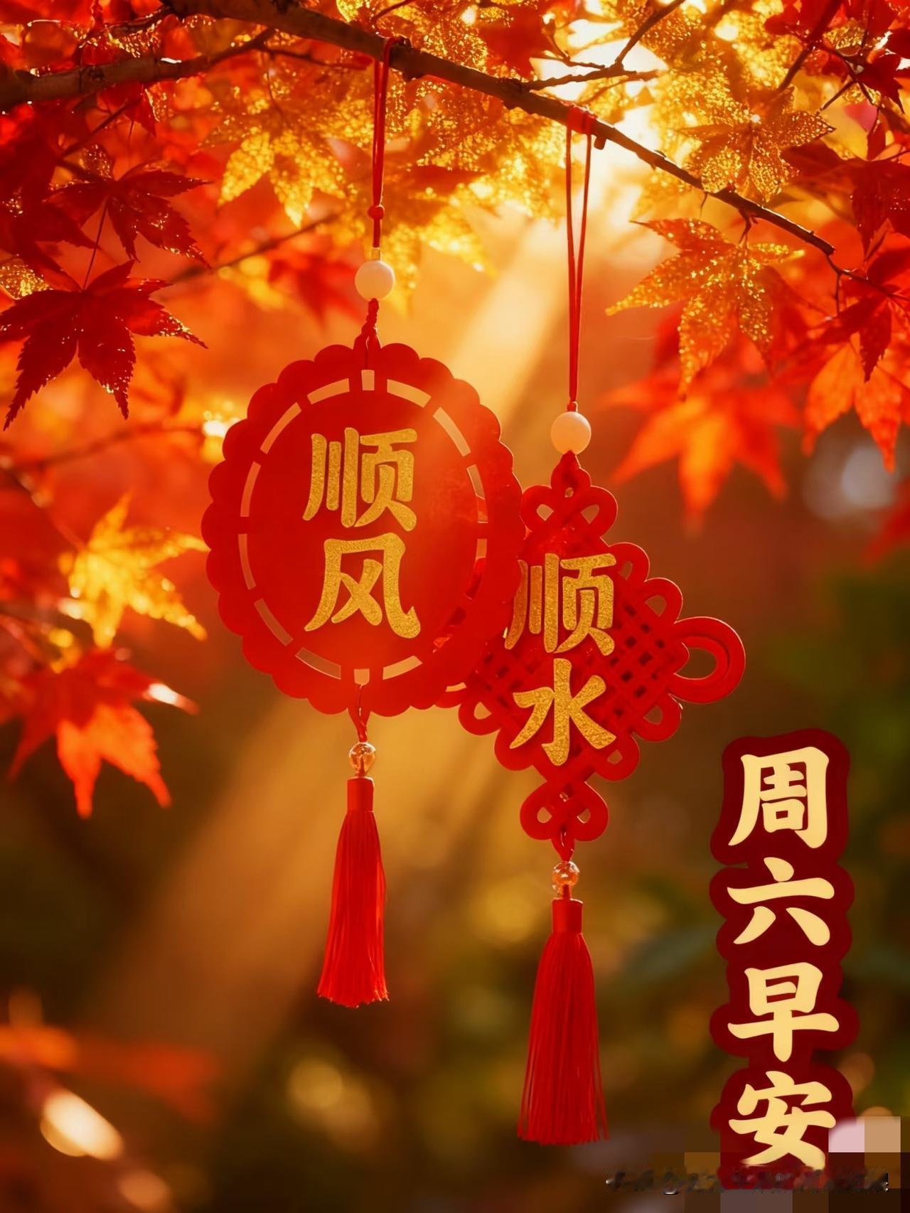 早安呀，周六快乐！愿你有个轻松惬意的一天，吃好喝好休息好✨​早安，周六啦！抛