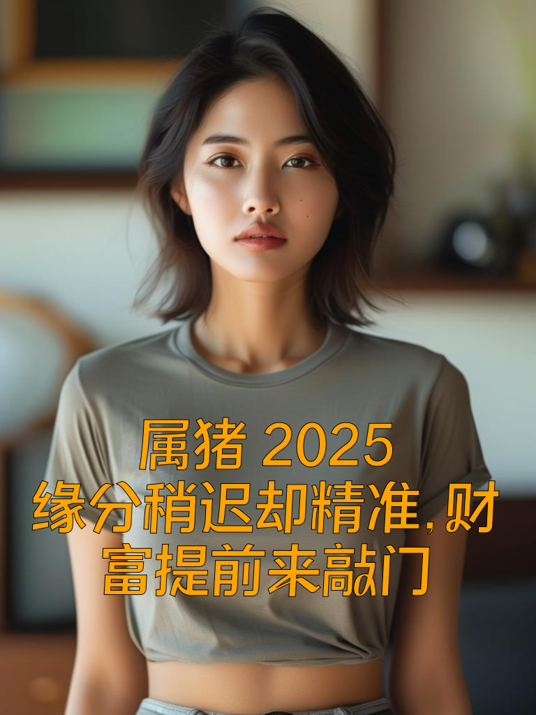 属猪2025：缘分稍迟却精准，财富提前来敲门