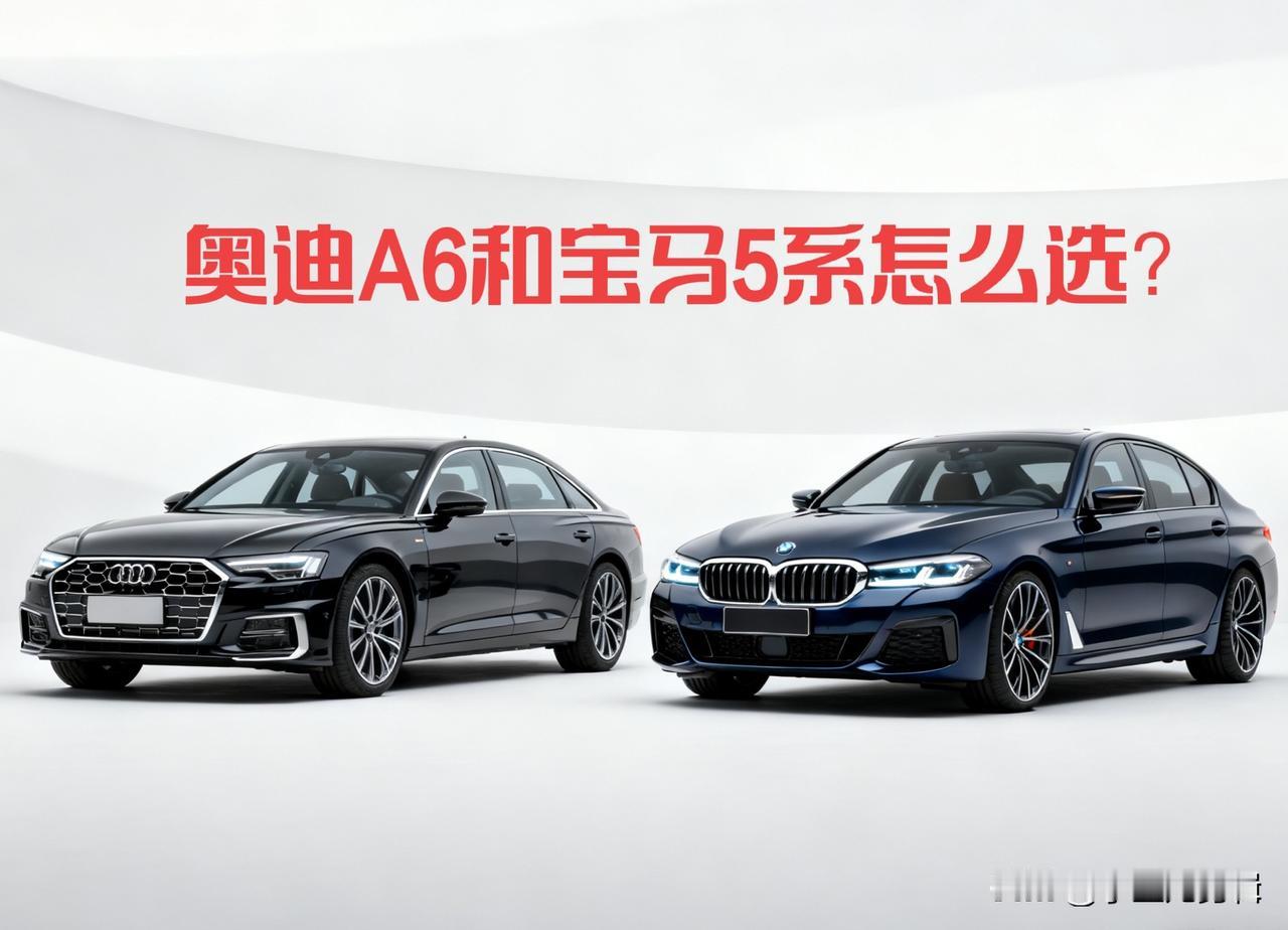 纠结奥迪A6和宝马5系？这俩德系豪华车堪称“选择困难症天花板”——销量都稳居第一