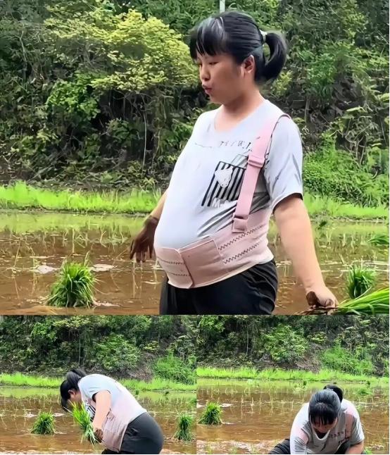 我敢说全国上下都找不出第二个这样的准妈妈，身怀9个月身孕，冲进能见度不到5米的沙