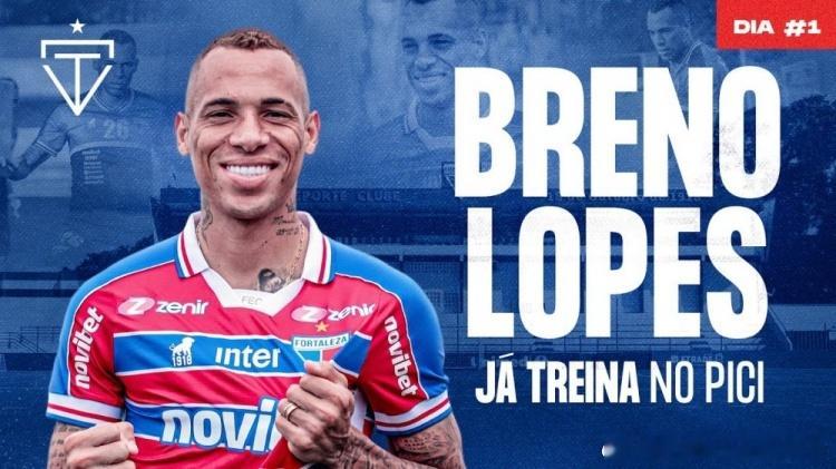 据记者VenêCasagrande报道，巴西俱乐部福塔雷萨接近将前锋布雷诺·洛