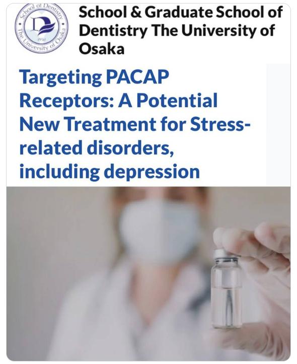 【日本科学家研制出一种实验性疫苗，或可治疗压力和抑郁症。】这种名为PA-915