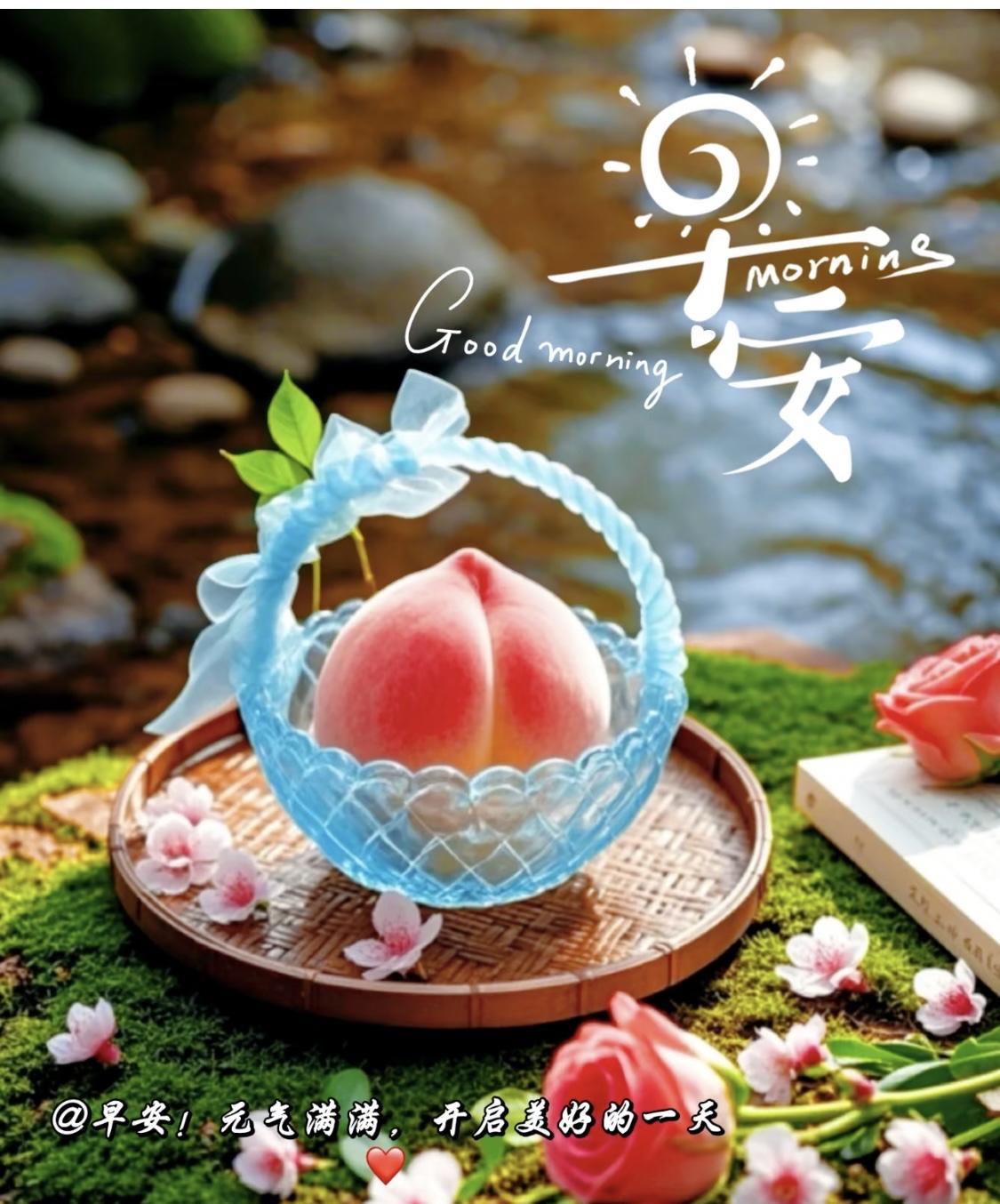 #早晨问候语分享#[比心][玫瑰][比心]7月9号周三新的一天已来到，美丽清晨