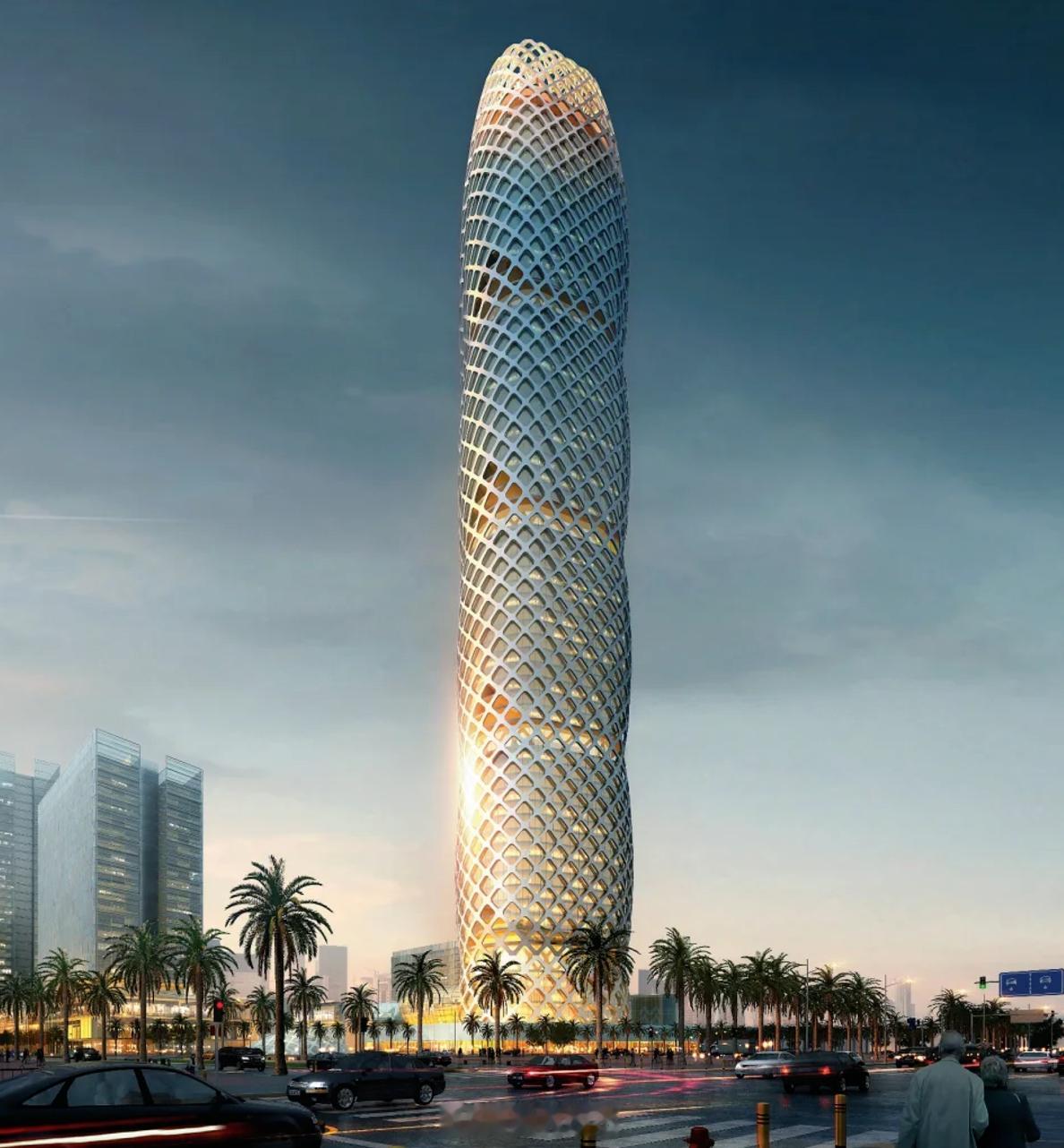 深圳华润总部大厦两个落选方案。最后还是春笋脱颖而出，最初的规划高度为525米，后