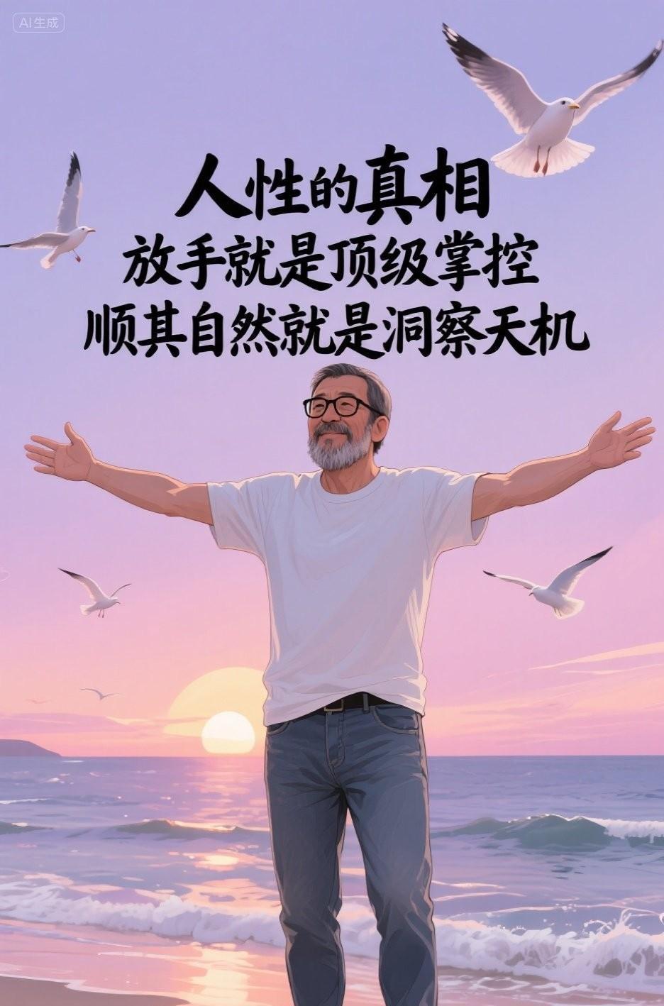 人性的真相，放手才是顶级掌控，顺其自然就是洞察天机。很多人认为掌控意味着紧抓不