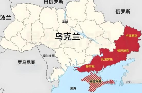 别被"入侵"二字的舆论噪音带偏，打开地图看一遍就清楚了：俄罗斯在乌克兰周边的每一