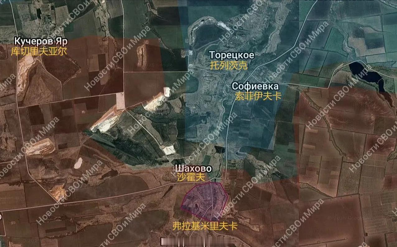 俄军中部集群在红军城以北的突出部作战中，重新占领弗拉基米里夫卡，并且在沙霍沃（沙