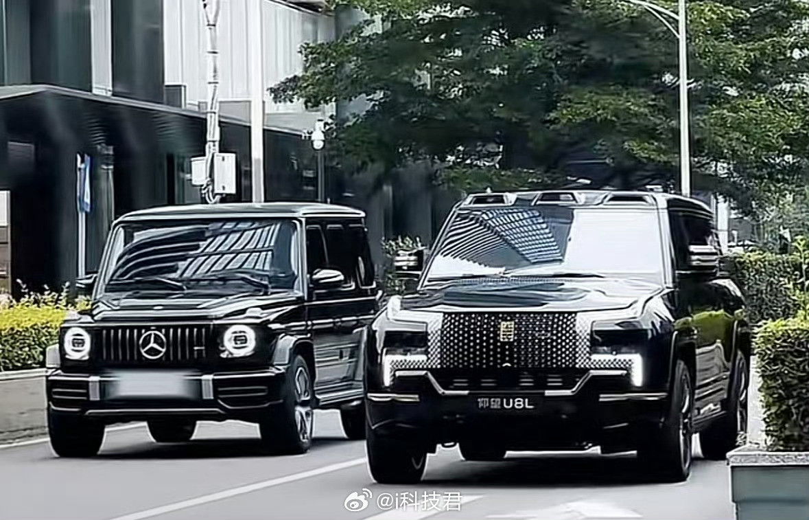 左边奔驰大G，右边仰望U8L，大家觉得哪款车最有气场？[doge]​​​