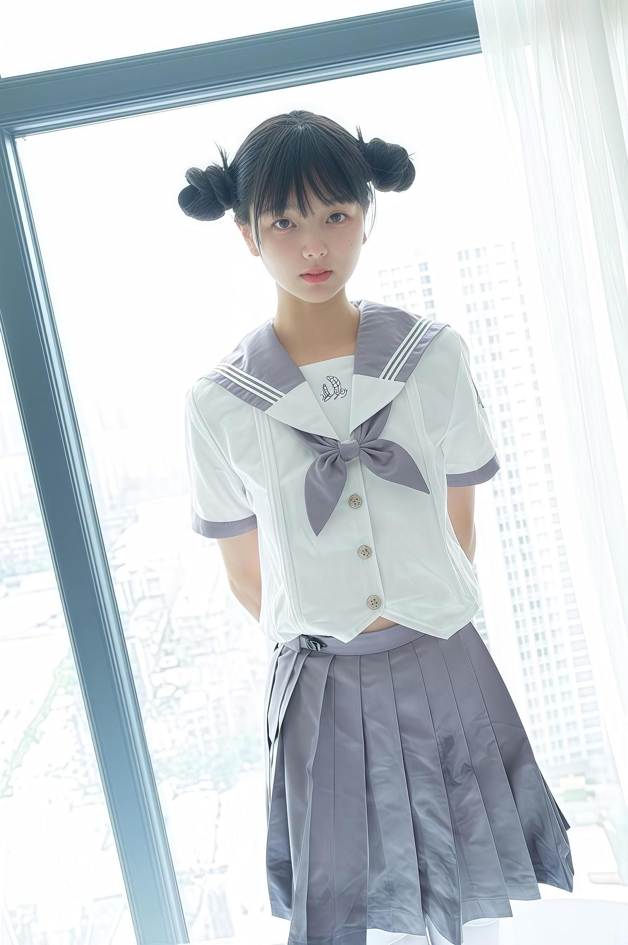 元气少女风，日系水手服，甜美可爱！