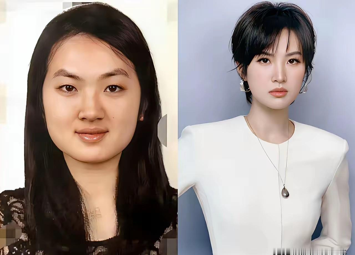 “二公主”姚安娜那张脸，到底动没动过刀，比她演的任何一部戏都精彩！出道前的姚安娜，阔面脸、塌鼻梁、单