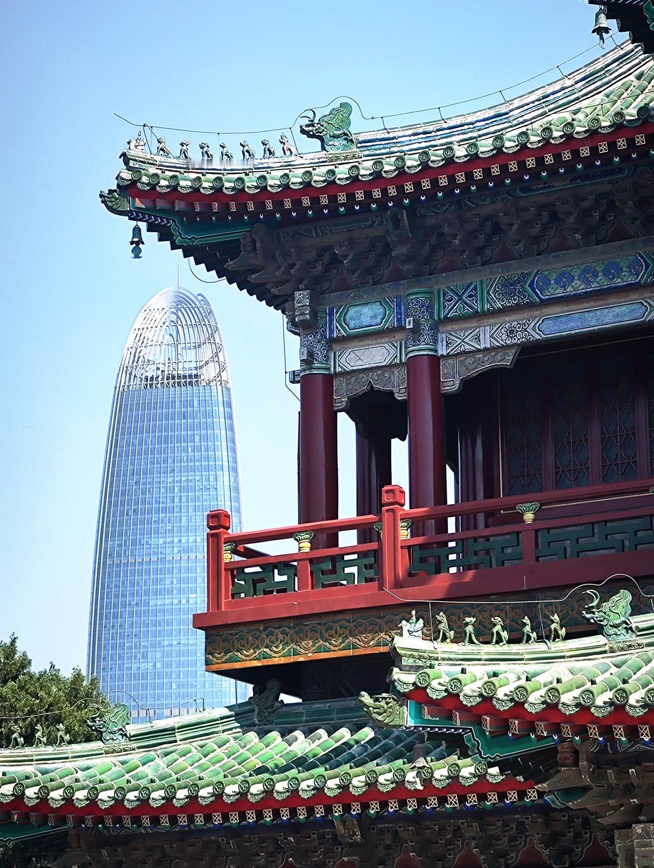 山东古建筑博物馆的辰光阁真是太美了！有时间来刚开放的山东古建筑博物馆逛逛，济南地