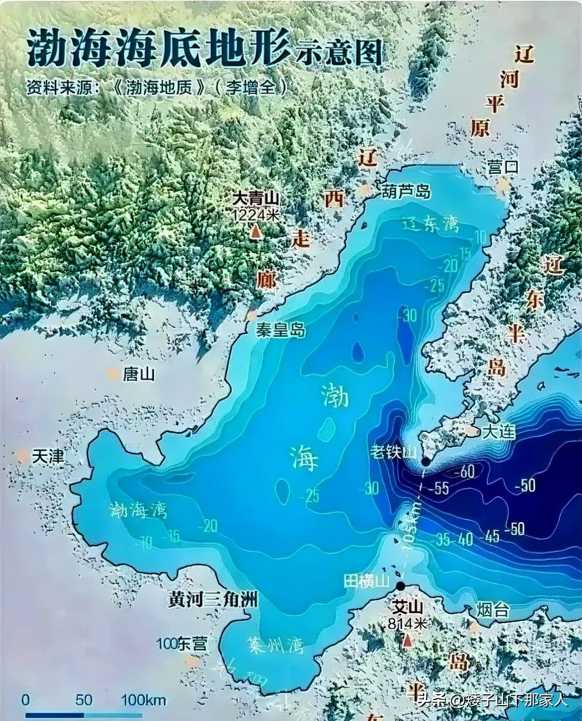 看一下葫芦岛位置，当年辽沈战役侯镜如舰炮停留处。