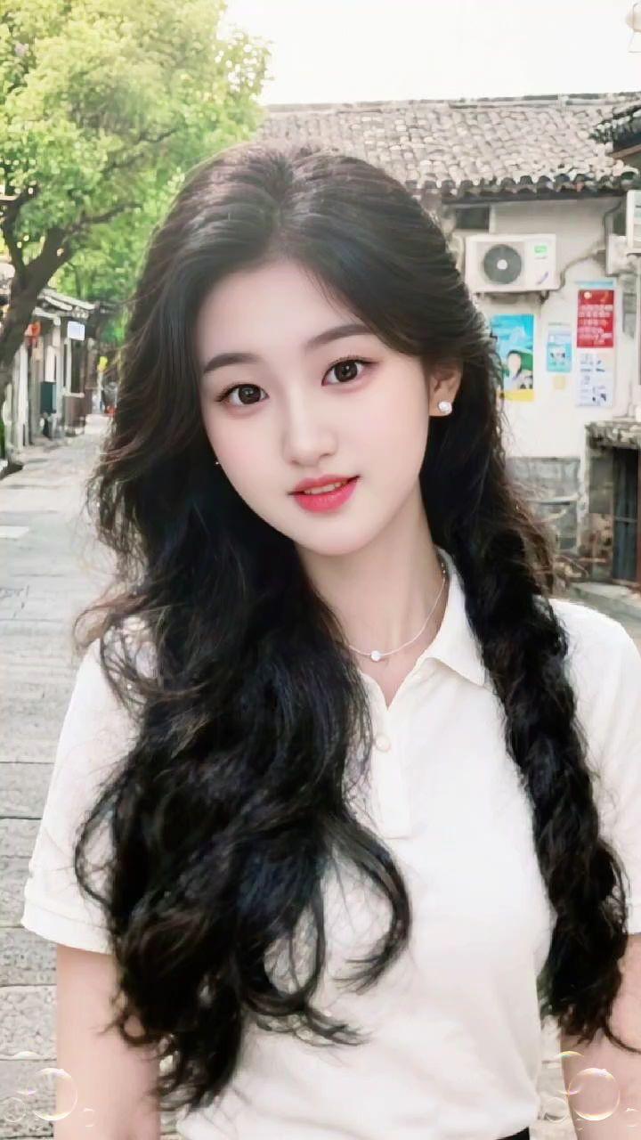 好看的小姐姐今日份清纯风穿搭甜美女神心动的感觉邻家女孩