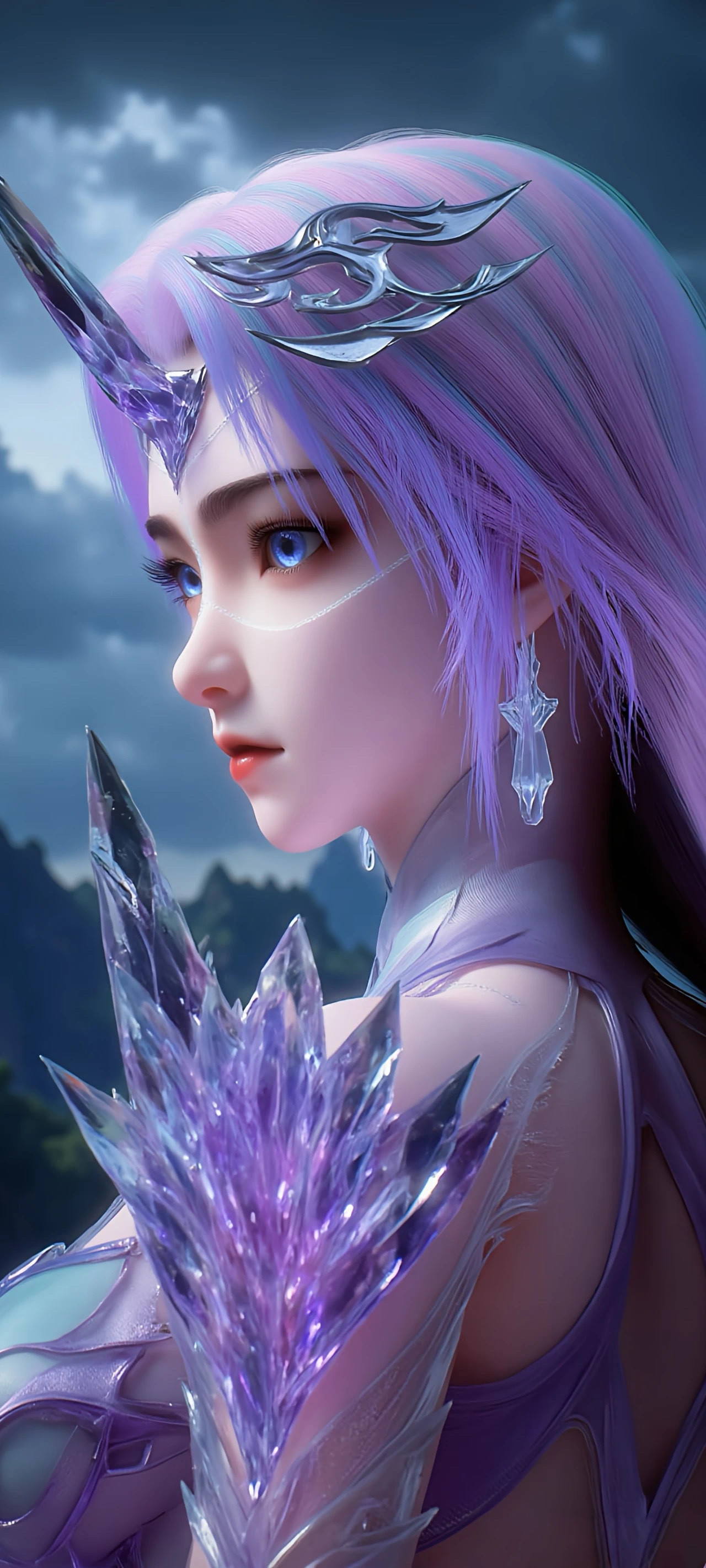 完美世界月柳【精美壁纸】侧颜，也可以更美！国产动漫​​​