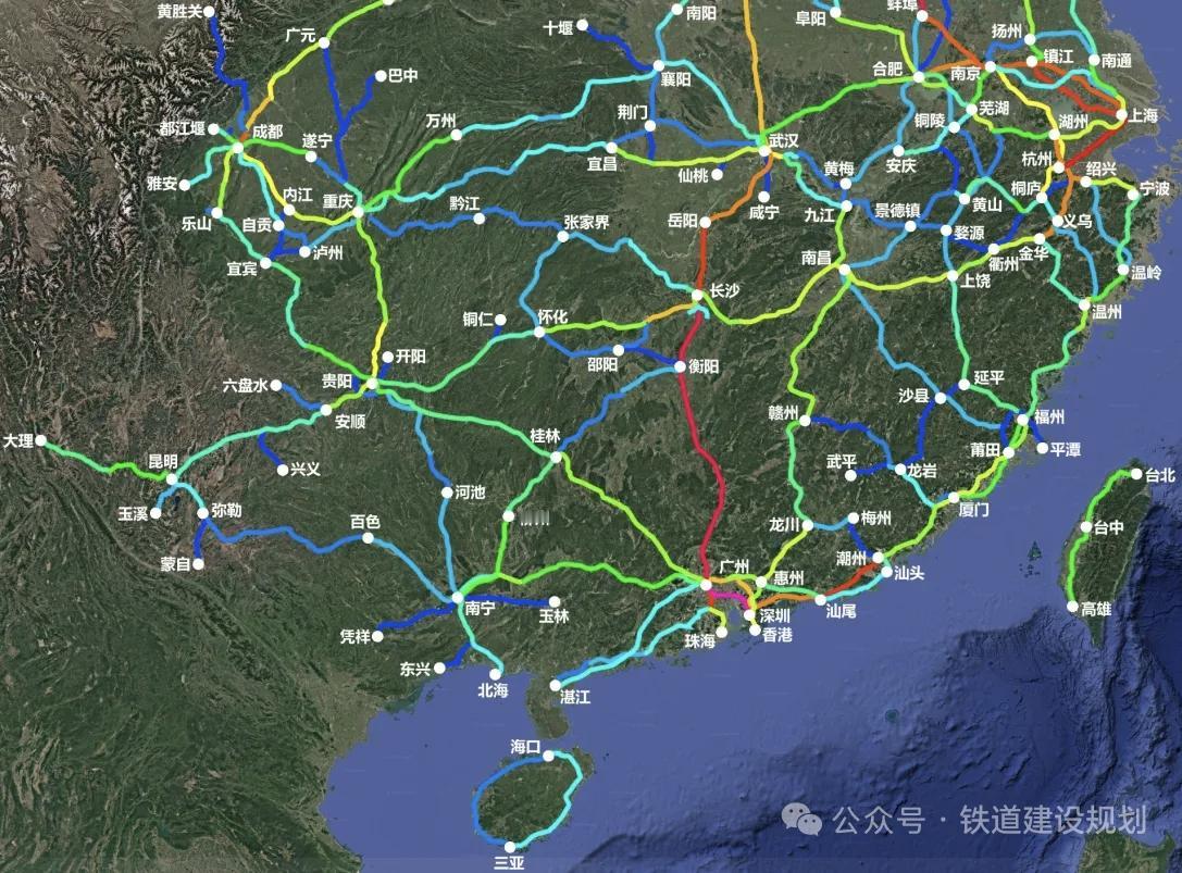 武广高铁（京广高铁武广段）是中南地区最繁忙的高铁线路，无论是发车密度、客运总量还