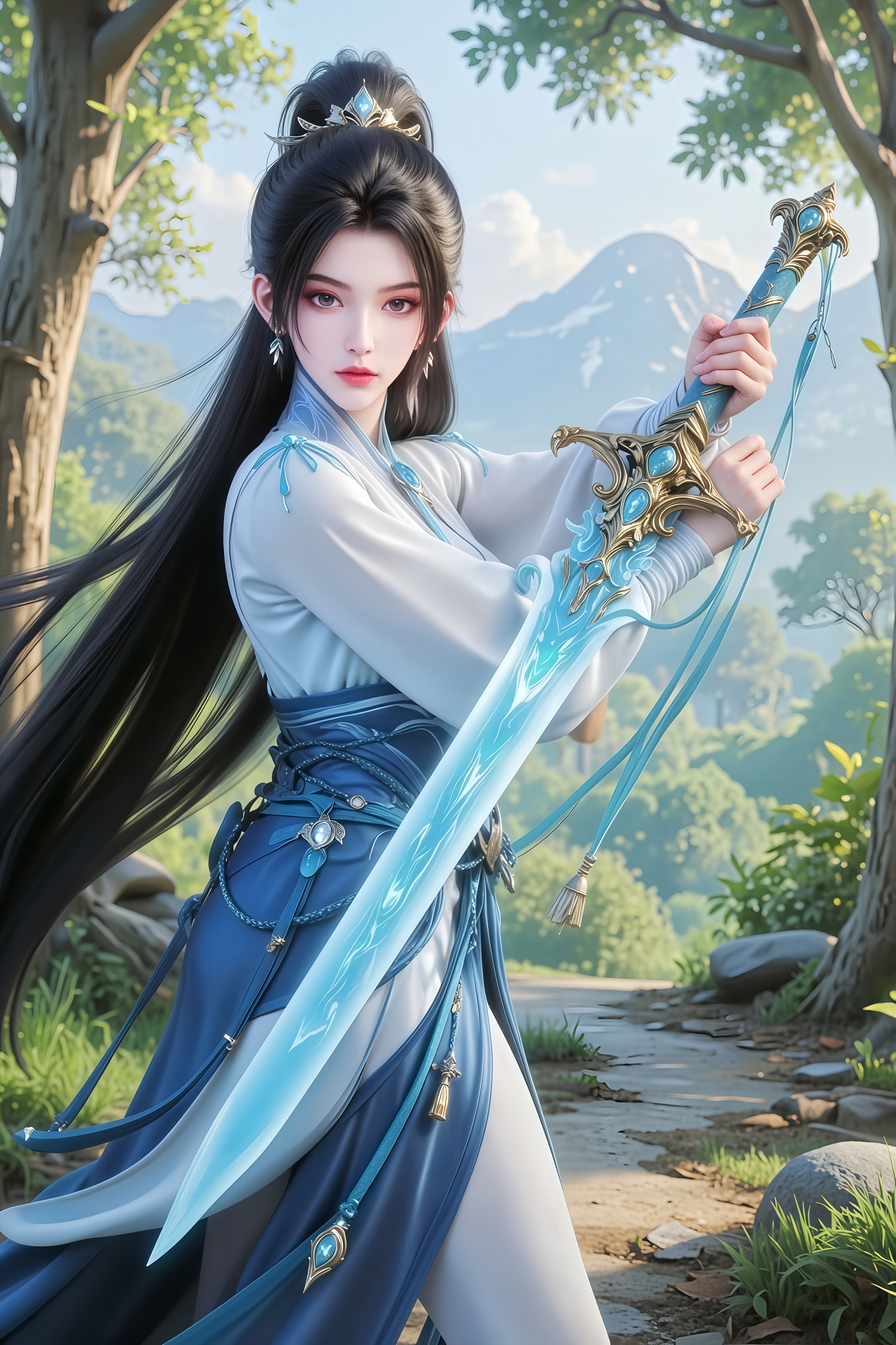 国漫女神高清壁纸｜剑来宁姚，出生于剑气长城，父母皆是十二境之上的大剑仙！