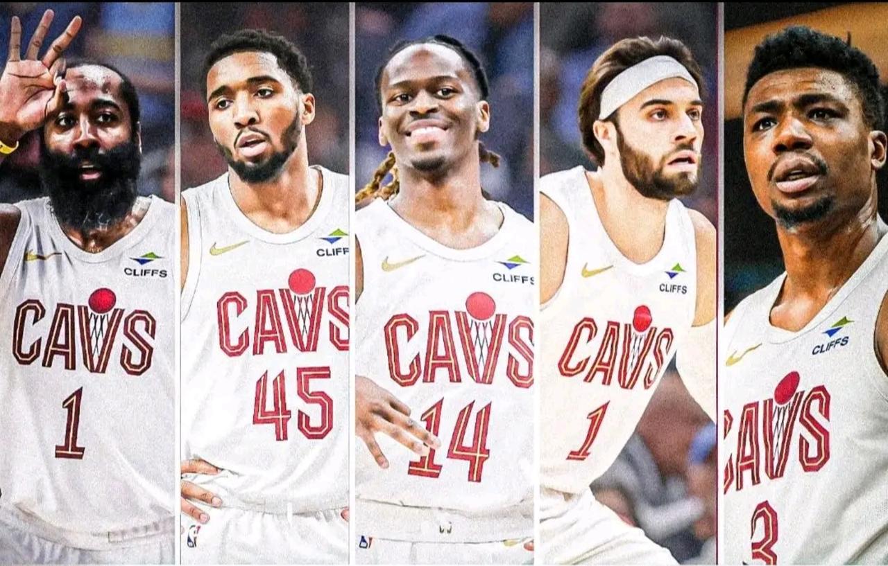 自从哈登加盟后，骑士关键时刻的进攻效率提升到了联盟第3刚刚在看和赛后的记者招