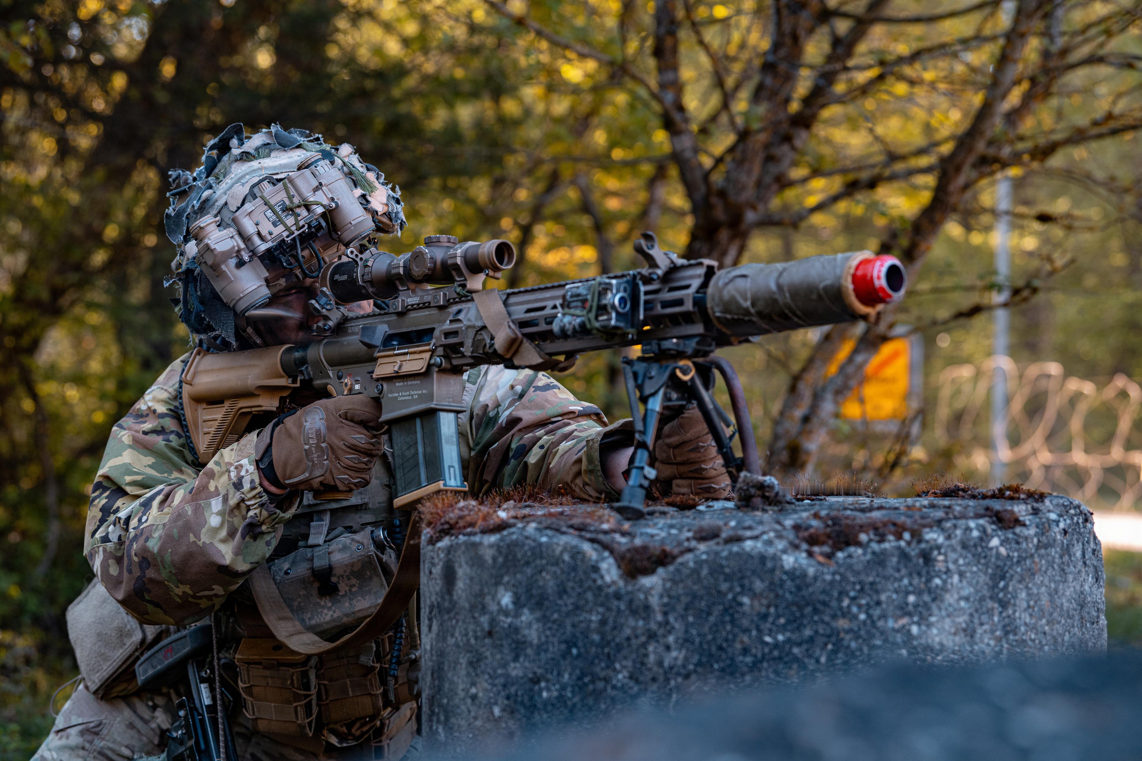 美国陆军第3步兵师M110A1SDMR射手烽火问鼎计划