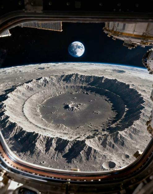 月球东方盆地近照公开，影像令人震憾一个巨大而神秘的区域，数十年来一直不为人知