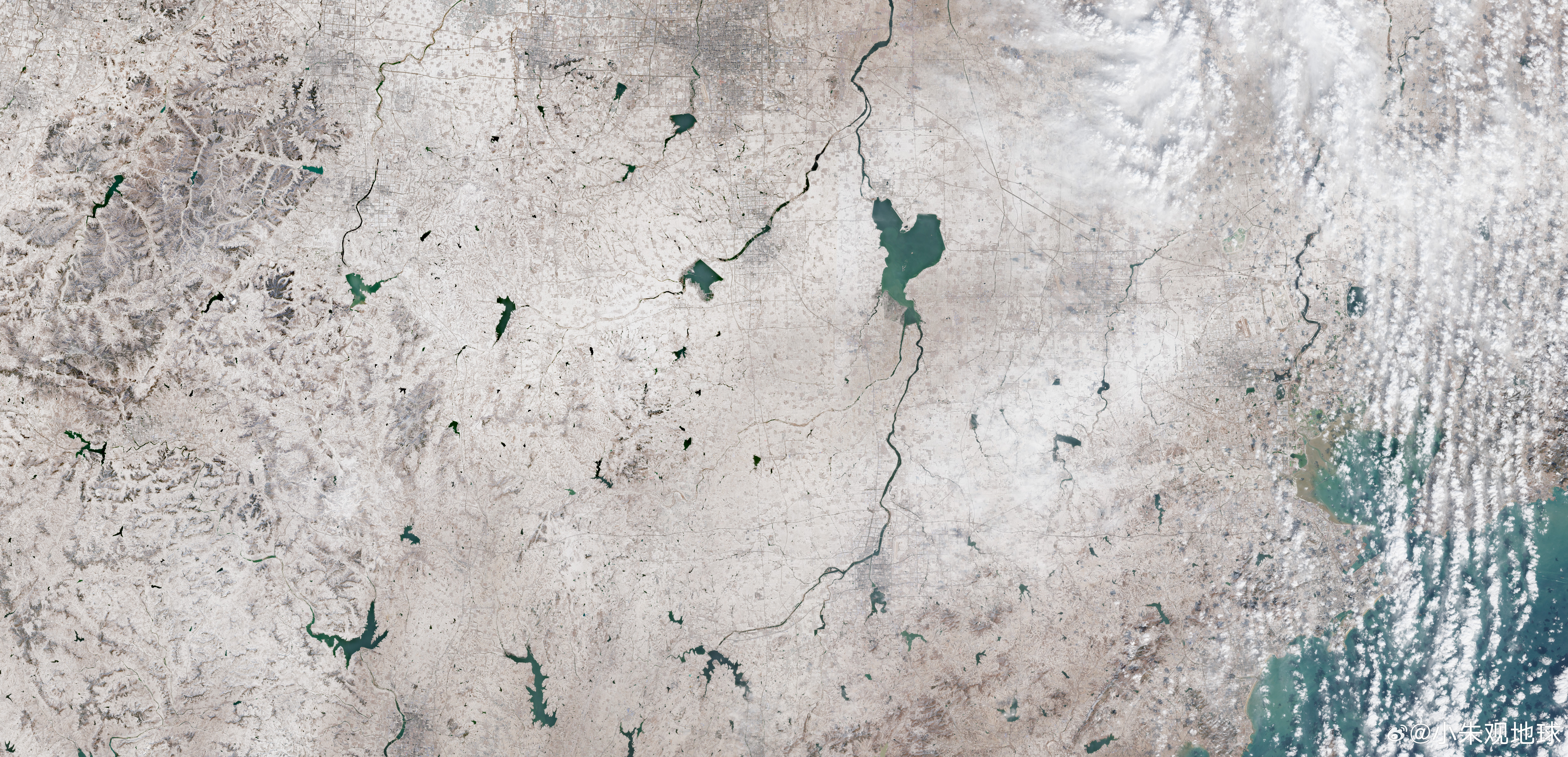 山东雪景（1月20日）山东暴雪