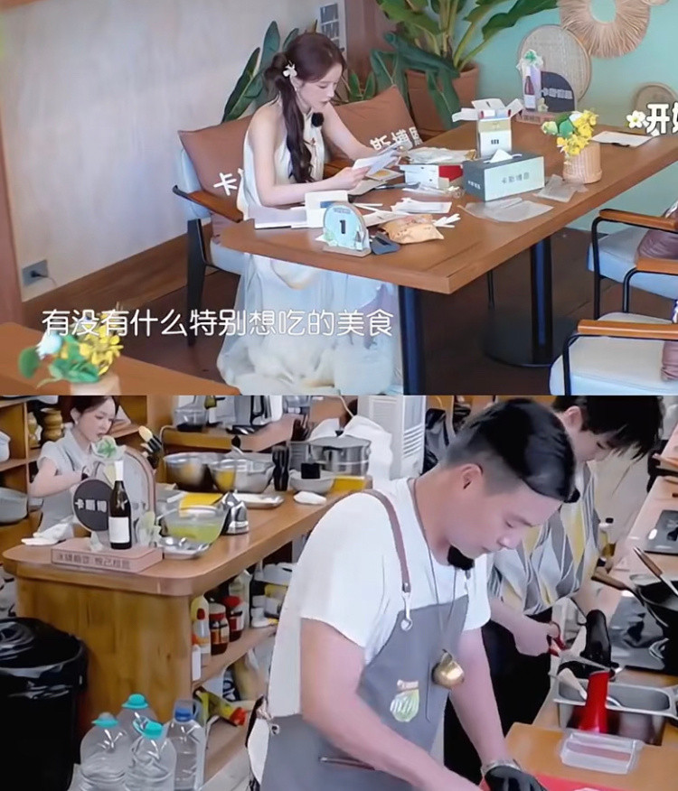 张雅琪中餐厅存在感张雅琪给我一种很努力融入，最后却做的一塌糊涂的感觉比如有一期