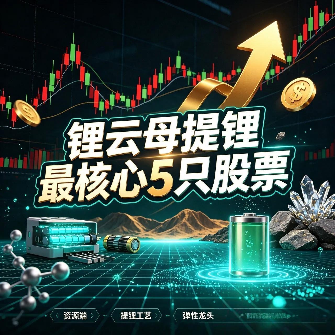 锂云母提锂最核心5只股票永兴材料002756股价：48.33元资源：控股化山瓷石