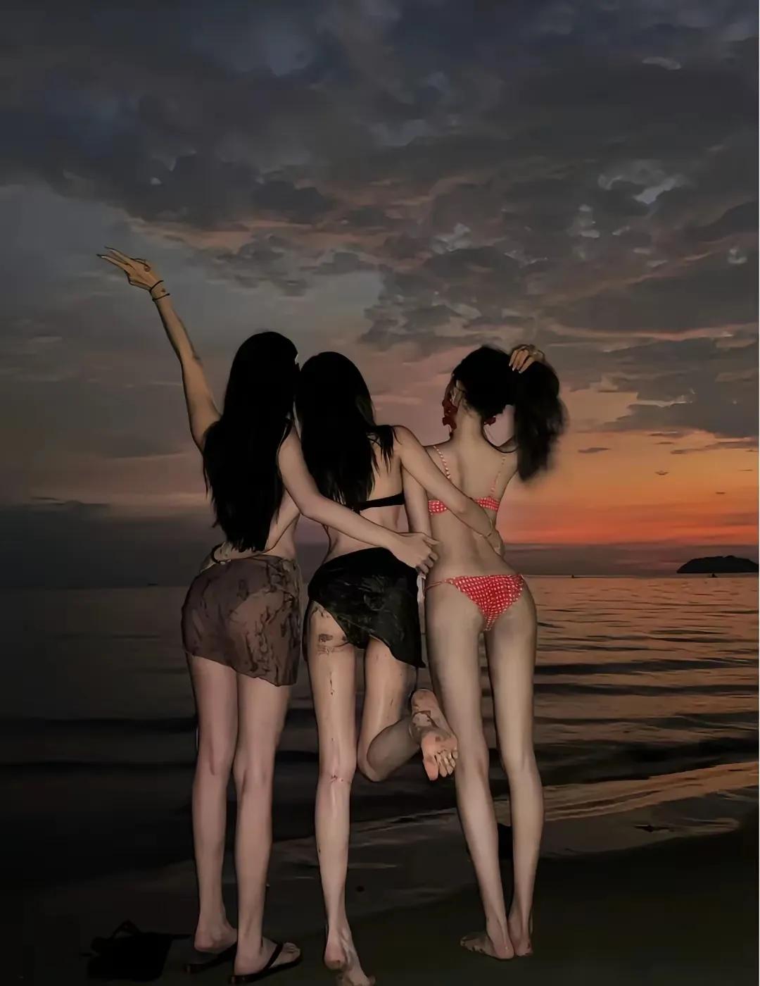 夏日海边海边温柔的海边风海边度假感