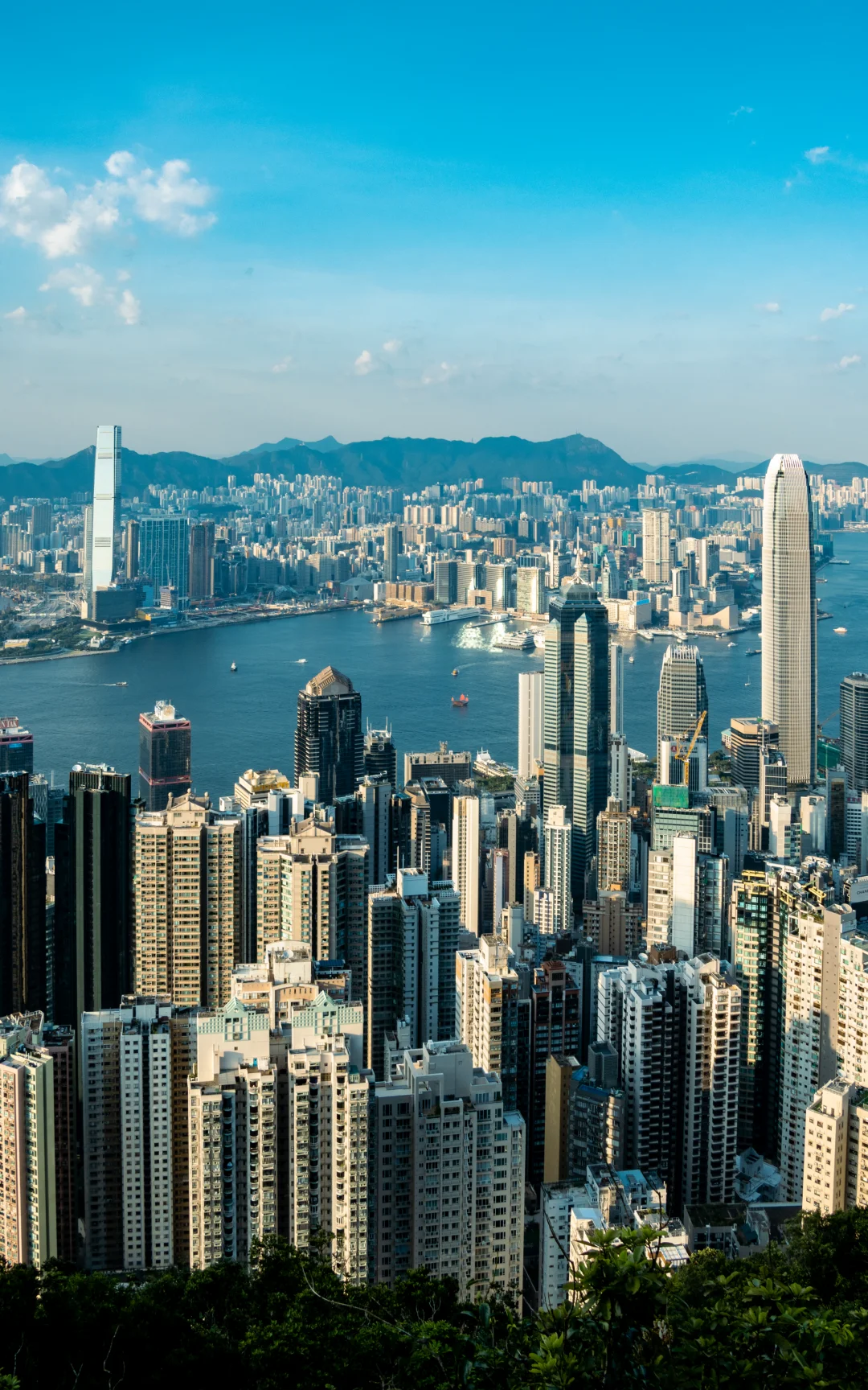 来了香港总得来太平顶看看天际线吧🏙️