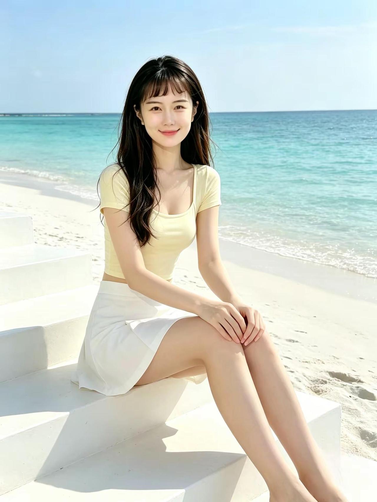 度假风穿搭海边度假穿搭女生沙滩穿搭海边穿搭海边白色穿搭