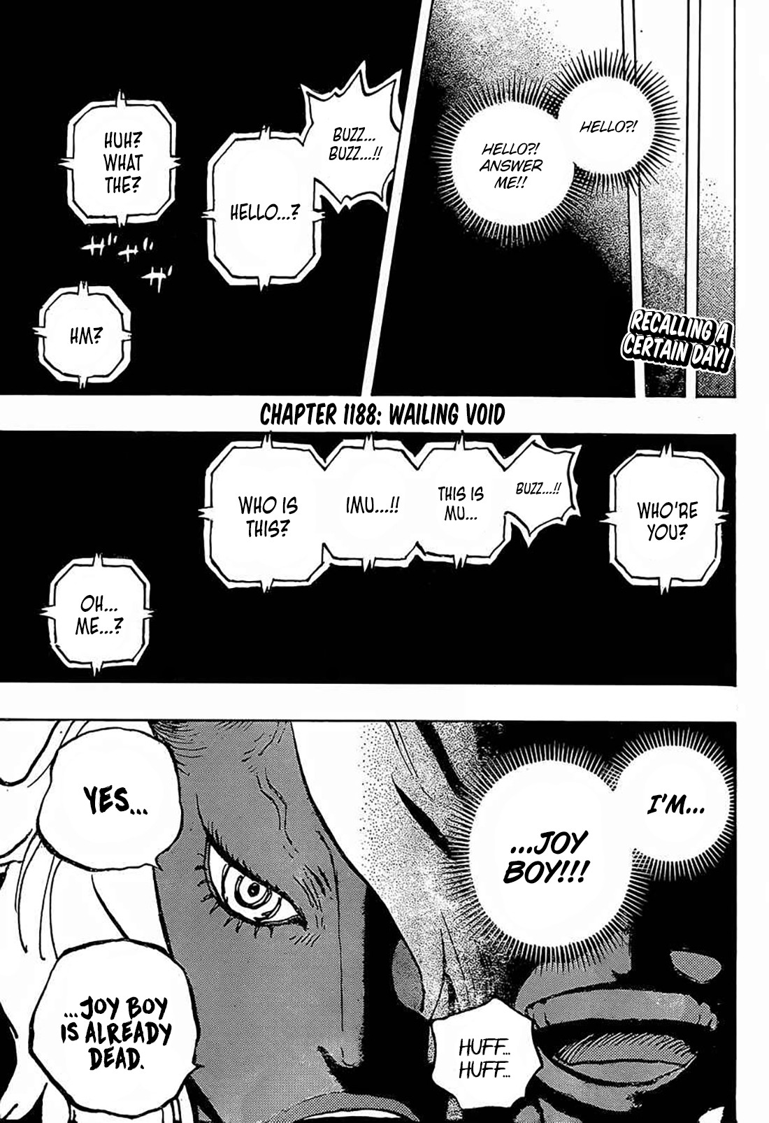（英文版）海贼王1188话漫画高清全图（TCB版）。海贼王1188话海贼王航海王