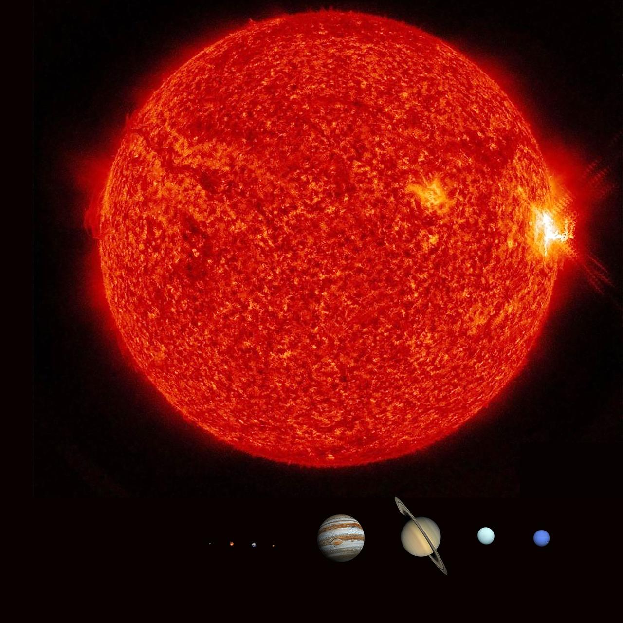 你敢相信吗？太阳系几乎全是无物的虚空。太阳系的空旷程度远超我们的想象，甚至“空旷