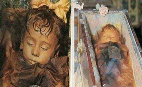 怀孕女尸产下活婴儿特灵娜, 冰封600年不死创造奇迹