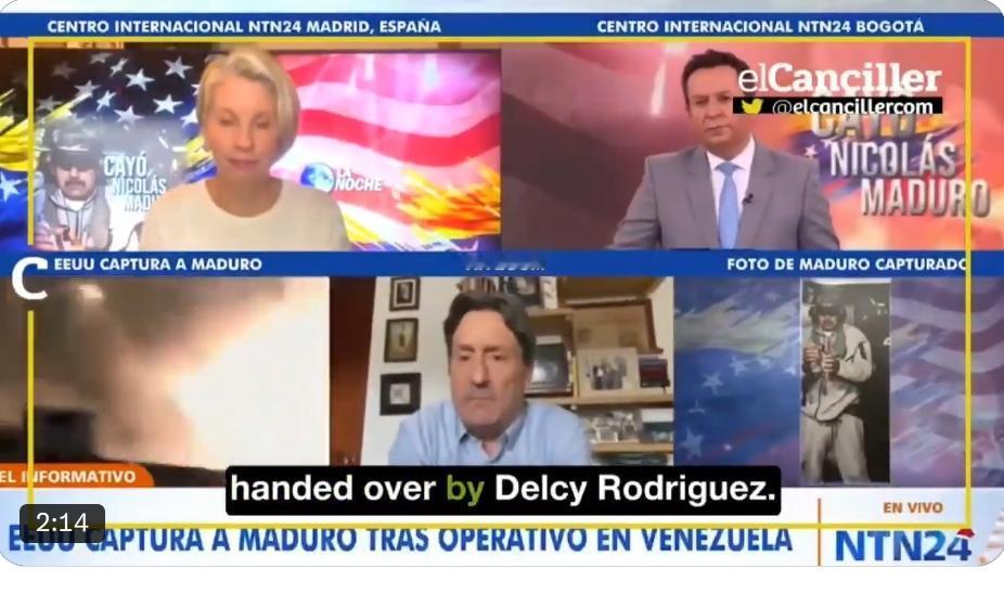 哥伦比亚前副总统弗朗西斯科·桑托斯声称：“我绝对相信马杜罗是被副手德尔西·罗德里