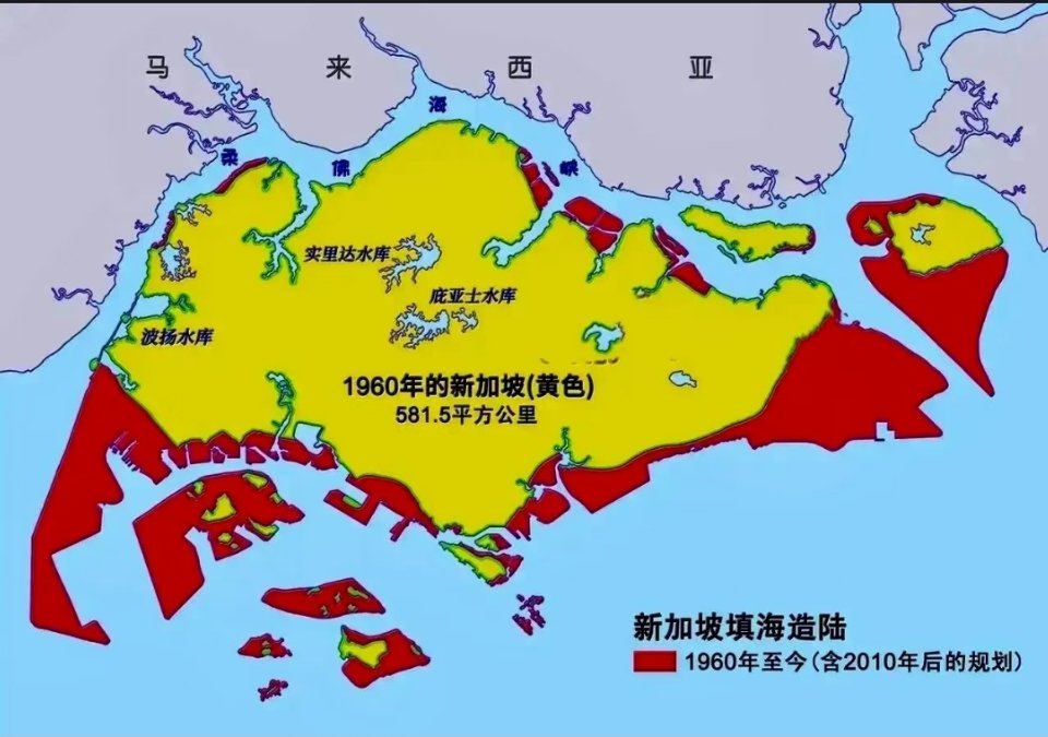 知道新加坡小但没想到这么小新加坡有多小？面积只有上海市的11%，新加坡整个国家比