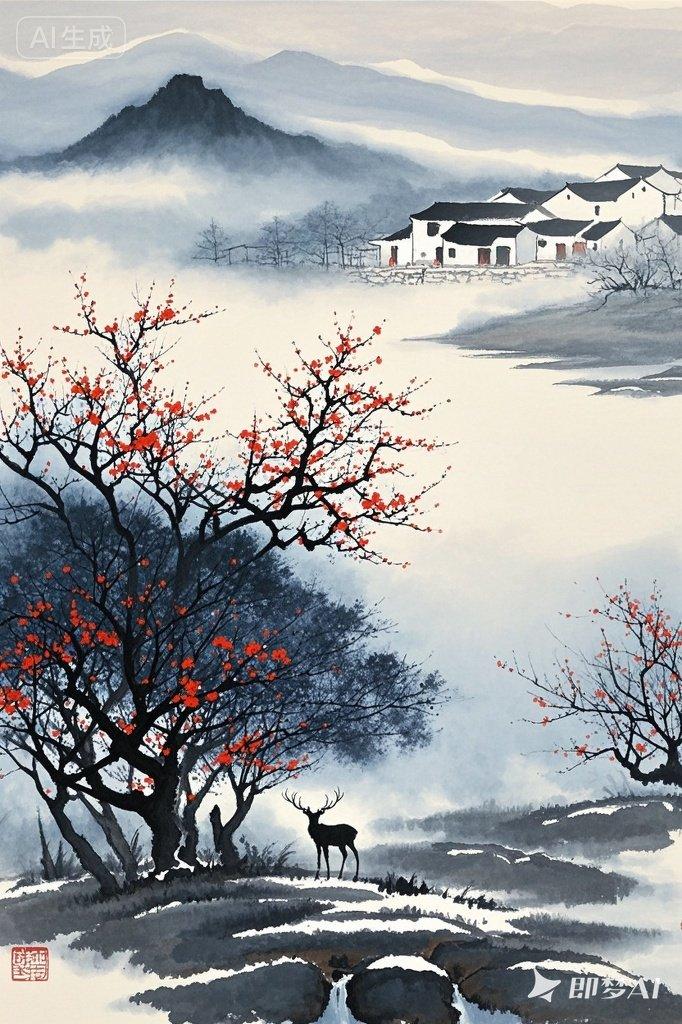 冬日生活打卡季东北冬天的雪景真美啊！白皑皑的大雪，把山川，树木，河流，陆地都披上