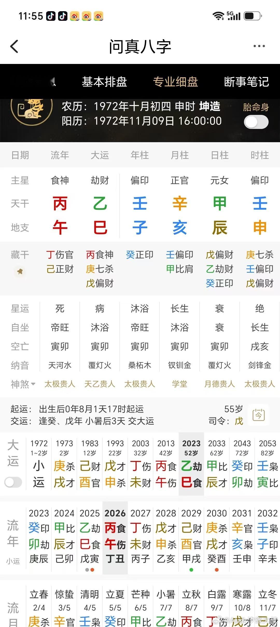 这个女命，婚后运势飞涨，照顾瘫痪父亲30年，中晚运去了加拿大多伦多！这个女命是甲