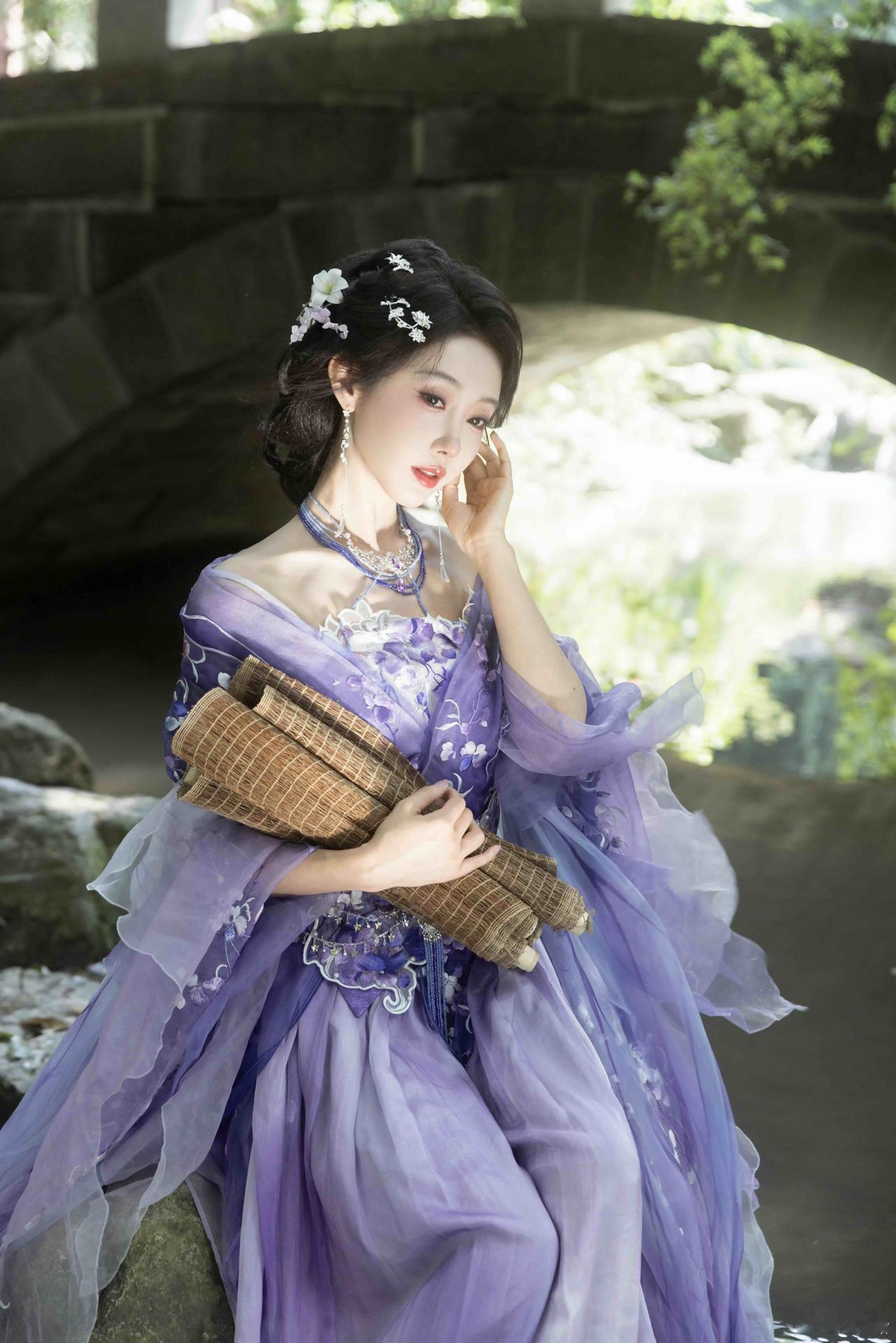 宣璐:溪桥棋影，入画江南一晌