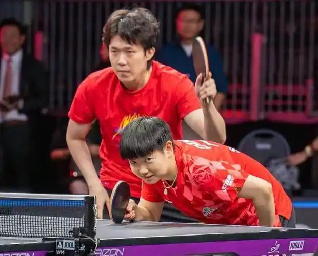 王楚钦/孙颖莎2-2A·勒布伦/大藤沙月7月2日，WTT美国大满贯混双1/